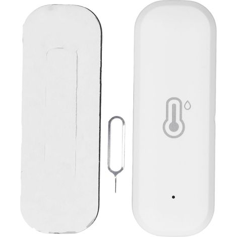 Capteur sans fil intérieur d'humidité et température avec alarme automatique, pour maison (1/5)