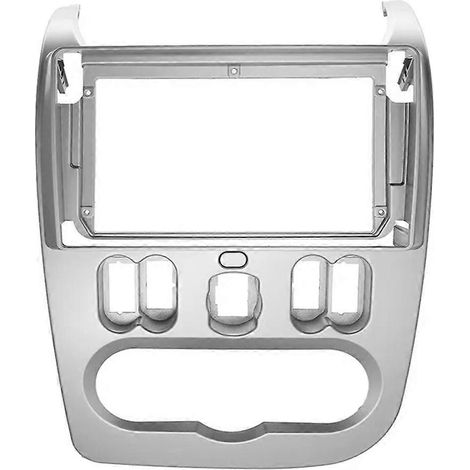 Doppel-DIN-DVD-Autoradioblende für Renault Logan 2010-2013 (Linkslenker), 9-Zoll-Adapter, CD-Blenden-Abschlusssatz. (1/5)