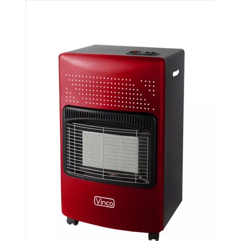 Vinco stufa a gas 3 mattoni infrarossi 71436 rossa vinco senza regolatore