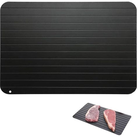 Plateau de Décongélation Rapide,Plateau de Décongélations Rapide en Aluminium Planche à Décongeler Plateaus de Décongélations Efficace pour Viande Poisson et Aliments Surgelés (1/5)