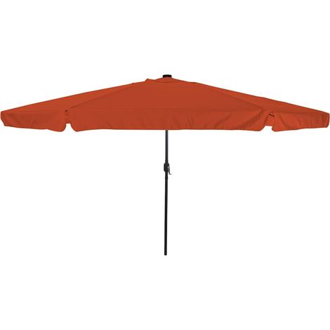 Garten-Sonnenschirm Terrakotta 395 x 395 x 245 cm Polyester
