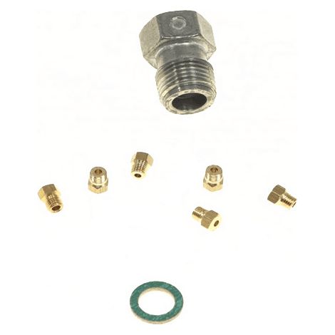 JEU INJECTEUR GAZ NATUREL POUR CUISINIERE BOMPANI - 338C38