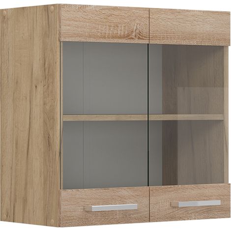 Mobile da cucina in vetro R-Line, Sonoma, 60 cm, Vicco