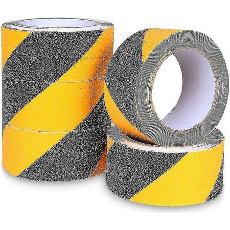 Anti-Rutsch-Klebeband, 50 mm x 5 m, selbstklebendes Sicherheitsband, hochfestes, selbstklebendes Sicherheitsband, Schleifmarkierung (1/5)