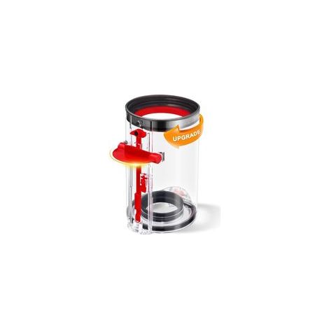 Lot de 1 bac à poussière compatible avec Dyson aspirateur V10 SV12, grand bac à poussière de remplacement pour Dyson pièce no. 969509-01