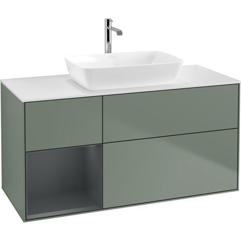 Villeroy & Boch F821HGGM Meuble sous-lavabo Finion F82 (1/2)