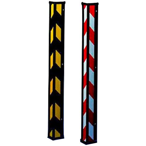 Protection d'angle, cornières de protection vendu par paire.- Rouge et blanc - (1/2)