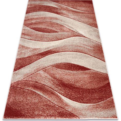 Tappeto FUSION 1617 beige / terracotta - Onde, moderno, astratto red 280x370 cm