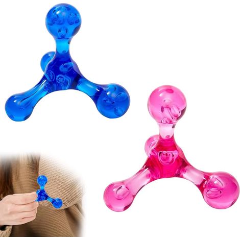 Massaggiatore Trigger Point, massaggiatore per un automassaggio efficace, massaggiatore corpo per schiena, collo, spalle e piedi (1/5)