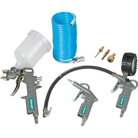 Juego de útiles para aire comprimido (7 pzas.)  AIRKRAFT 2102007