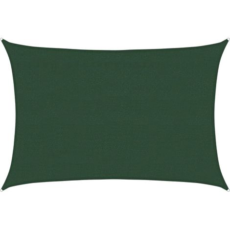 Maison Exclusive - Vela Parasole 160 g/m² Verde Scuro 4x5 m in HDPE