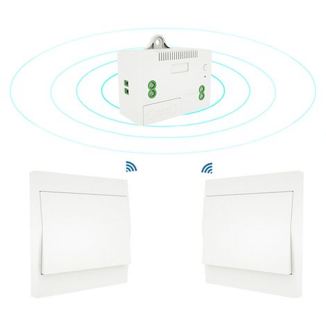 Eosnow 110–230 V kabelloses Lichtschalter- und Empfänger-Set, selbstbetriebene ferngesteuerte Beleuchtungskörper