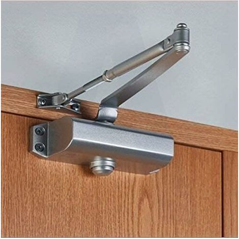 Adjustable Automatic Hydraulic Door Closer, Slow Close and Close Door, Ideal for Self Closing Door for Residential and Commercial Use, 1 Piece 45-65kg (1/5)