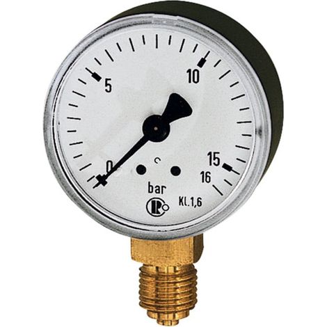 Riegler Standardmanometer, Kunststoffgeh., G 1/8 unten, 0 - 2,5 bar, Ø 40 (1/2)