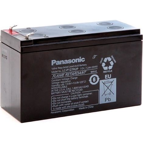 Batterie plomb AGM LC-P127R2P 12V 7.2Ah