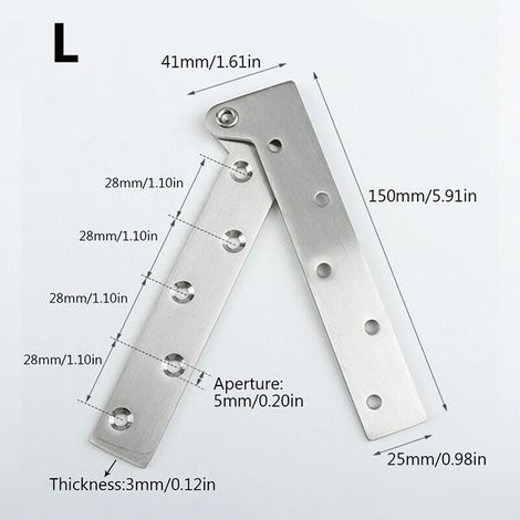 (L) Pivot en acier inoxydable, charnière de porte invisible, axe de porte caché, accessoires de quincaillerie pour portes et fenêtres (1/5)