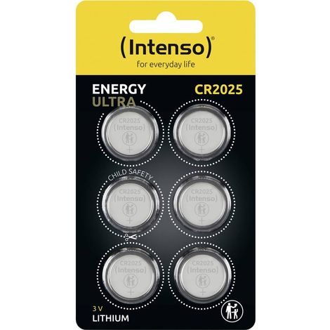 Intenso CR 2025 Energy 6er Blister - CR2025 - 160 mAh Batteria monouso Lithium-Manganese Dioxide (LiMnO2) (1/4)