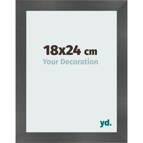 yd. - Cadre photo 18x24 - Noir Mat - MDF - Pisa (1/5)