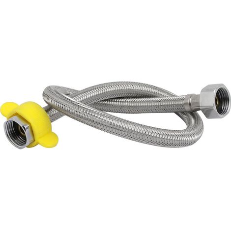 20mm F1 / 2' 'G1 'Langes 50 cm, geflochtenes Edelstahl-WC-Verbindungsstück (1/2)