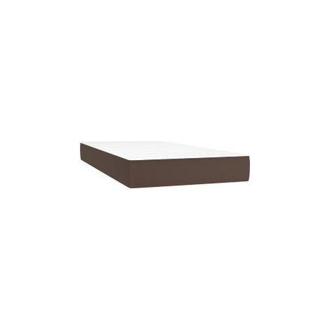 Matelas de lit à ressorts ensachés Marron 90x200x20 (1/5)