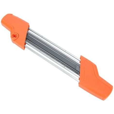 2 in 1 Portable Chain Grinder for 5.2mm Chainsaw with File for 3/8"p and 0.325" Links Orange- (1/4)
