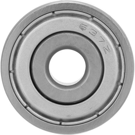 10Pcs Double-Sided Seal Bearing Steel Deep Groove Pulley Wheel Ball Bearing 637-ZZ (1/5)