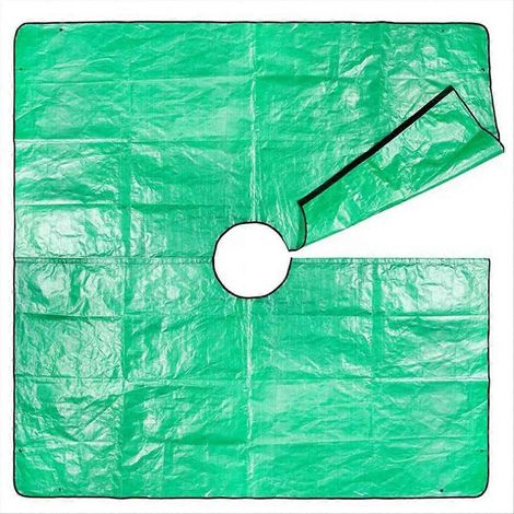 Jardin Tree Pruning résistant à l eau Tarp avec 12 pouces Hole pour Tree Hedge (1/5)