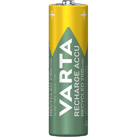 Varta RECH.AC.RECYC.AA2100mAh BLI2 Pile rechargeable LR6 (AA) NiMH 2000 mAh 1.2 V 2 pc(s) (1/2)