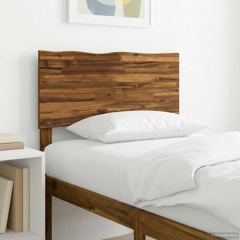 vidaXL Cabecero de borde natural ROSTOCK Natural 90 cm (1/5)