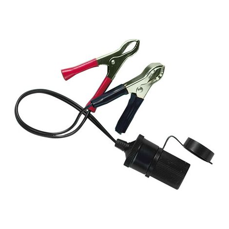 Presa corrente con clips batteria 12/24V (1/2)