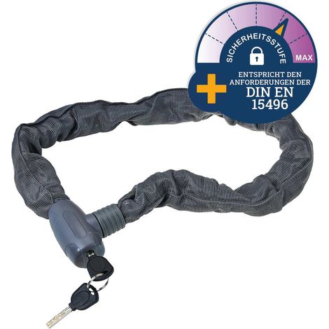 Antivol à chaîne pour vélo FILMER 49412, 100/9, gris (1/3)