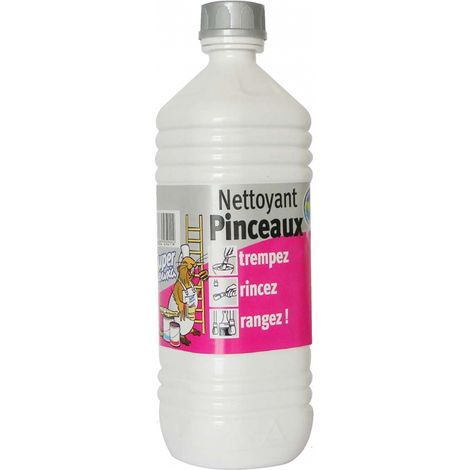 Nettoyant pinceaux biodégradable 1L – Redonne souplesse aux poils – Se rince à l'eau – Pour rouleaux et pinceaux – Mieuxa