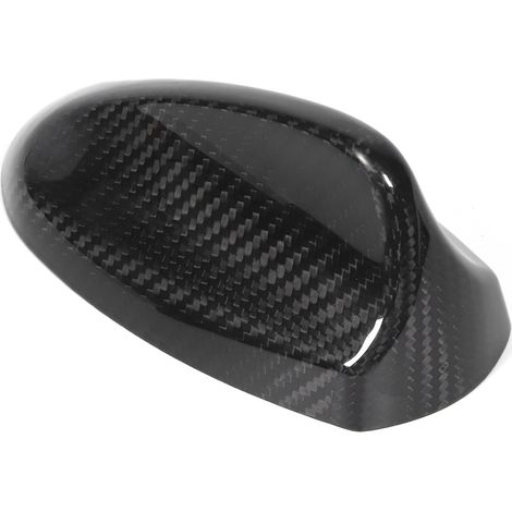 Couverture d'antenne de voiture en fibre de carbone, aileron requin, finition noir brillant, décoration compatible Alfa Romeo Giulia/Stelvio (1/5)