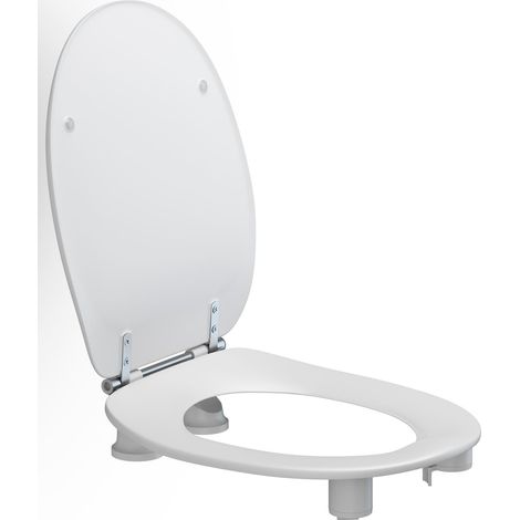 WC-Sitz Dania 5 cm m. Deckel weiß