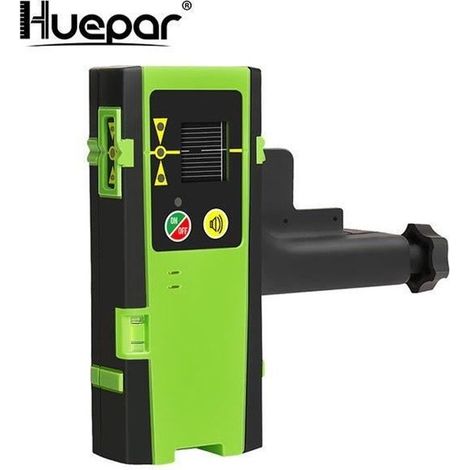 Détecteur Laser - Huepar - LR-6RG - Récepteur Numérique - Laser Vert et Rouge - Portée 60m