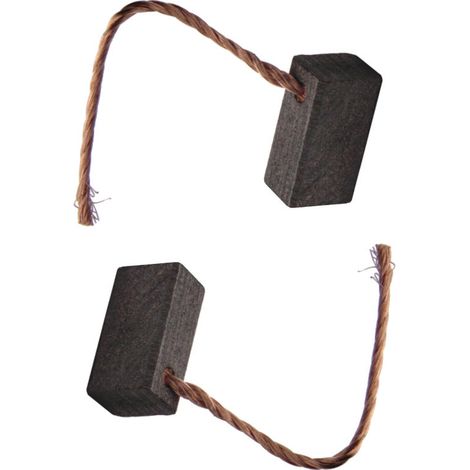2x Trade-Shop Motorkohlen / Kohlebürsten / Schleifkohlen 6,5 x 8 x 13mm 12-24V für verschiedene KFZ-Motoren Rolltor Garagentor Antriebe Lichtmaschine