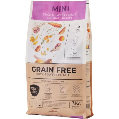 NATURA DIET DOG Wild Instinct Grain Free Duck & Sweet potato Mini 3 kg