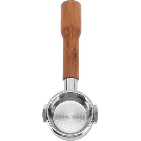 Bodenloser, einlagiger Kaffeefilterhalter, 58 mm, aus Aluminiumlegierung, kompatibel mit Expobar C1 Redwood (1/5)