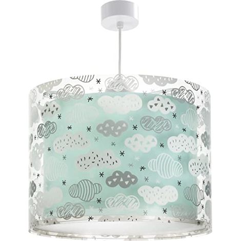 Lampadario sospensione Nuvolette verde acqua (1/4)