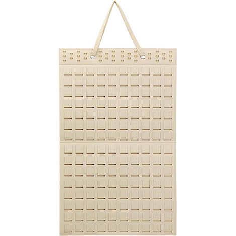 Pochette à bijoux murale en feutre pour ranger les boucles d'oreilles (1/5)