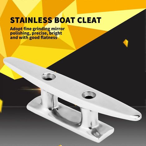 Taquet d'amarrage de pont en acier inoxydable de 4 pouces pour yachts