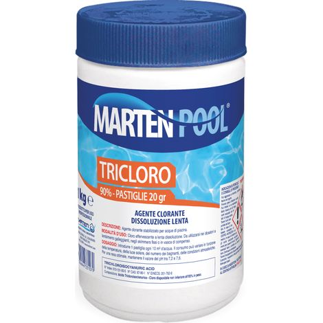 TRICLORO IN PASTIGLIE 20 GR. kg. 1 12.00 pz
