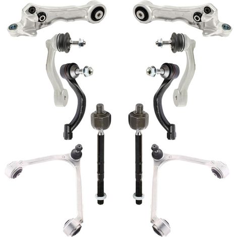 KIT BRACCIO OSCILLANTE 10 PEZZI COMPATIBILE CON JAGUAR XF SPORTBRAKE (X250) 2.2 D 09.20 / Kit Sospensione Completo OE/OEM / Bracci Oscillanti + Testine Sterzo / Sostituzione Diretta OEM