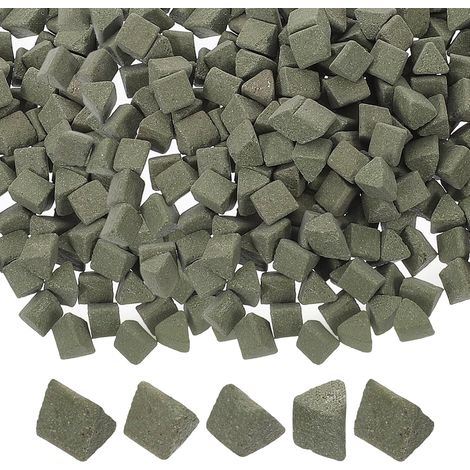 D'abrasifs de Carbure de Léger 1 Triangulaires Paquet en Céramique pour Polissage Rapide et Broyage, pour Perles Rondes et Cristaux en Atelier ou Bijouterie (1/5)
