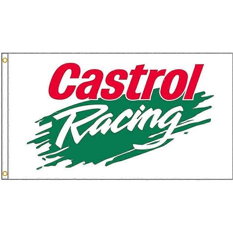 Drapeau de course Castrol 90 x 150 cm (3 x 5 pieds) (1/5)