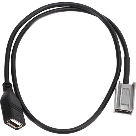Câble adaptateur USB pour autoradio compatible MP3, WMA et WAV, de remplacement pour MITSUBISHI Outlander, ASX et Lancer (1/5)