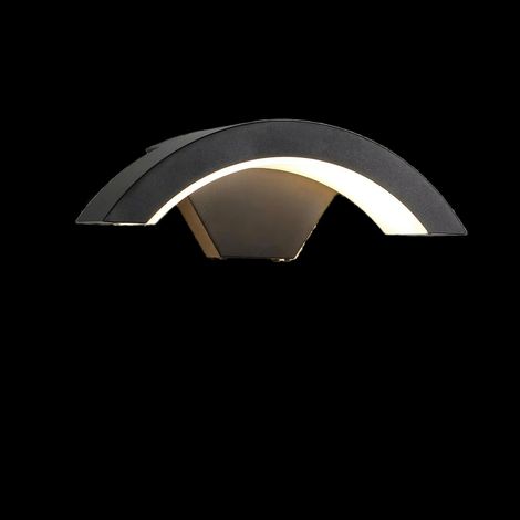 Appliques murales extérieures modernes à LED 24W, applique murale LED blanc chaud 3000K, applique murale extérieure pour terrasse, jardin, allée-Lumière blanche (1/4)