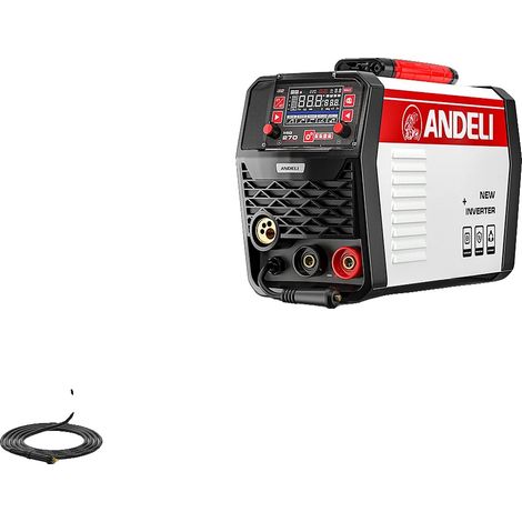 Machine à souder, capable de MIG et TIG, support de double tension, DEL MIG-270 P2 (1/2)