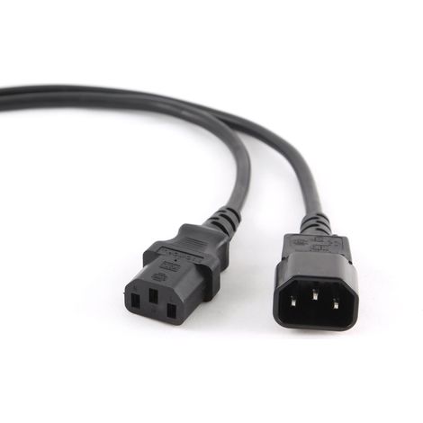 CABLE ALIMENTACION GEMBIRD C13 A C14 1,8M