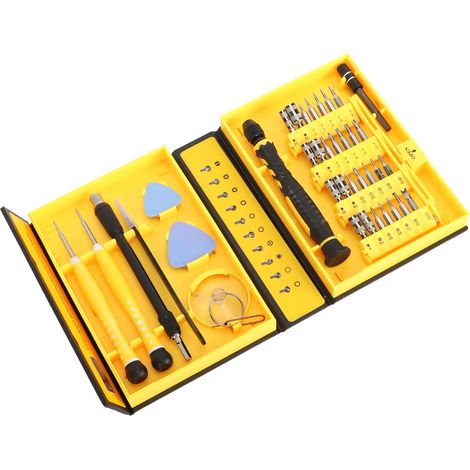 38-teiliges Schraubendreher-Set aus hochfestem legiertem Stahl, weiße Bits und Steckschlüssel, Schraubenset für Heimwerker- und Wartungsarbeiten (1/5)